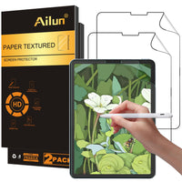 Ailun Paper Textured Screen Protector for iPad Air 11 Inch 2025/2024 [7th/6th Generation, M3/M2] 2 Pack Draw and Sketch Like on Papertouch Anti Glare - 7DAY'S