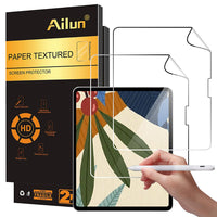 Ailun Paper Textured Screen Protector for iPad Air 11 Inch 2025/2024 [7th/6th Generation, M3/M2] 2 Pack Draw and Sketch Like on Papertouch Anti Glare - 7DAY'S