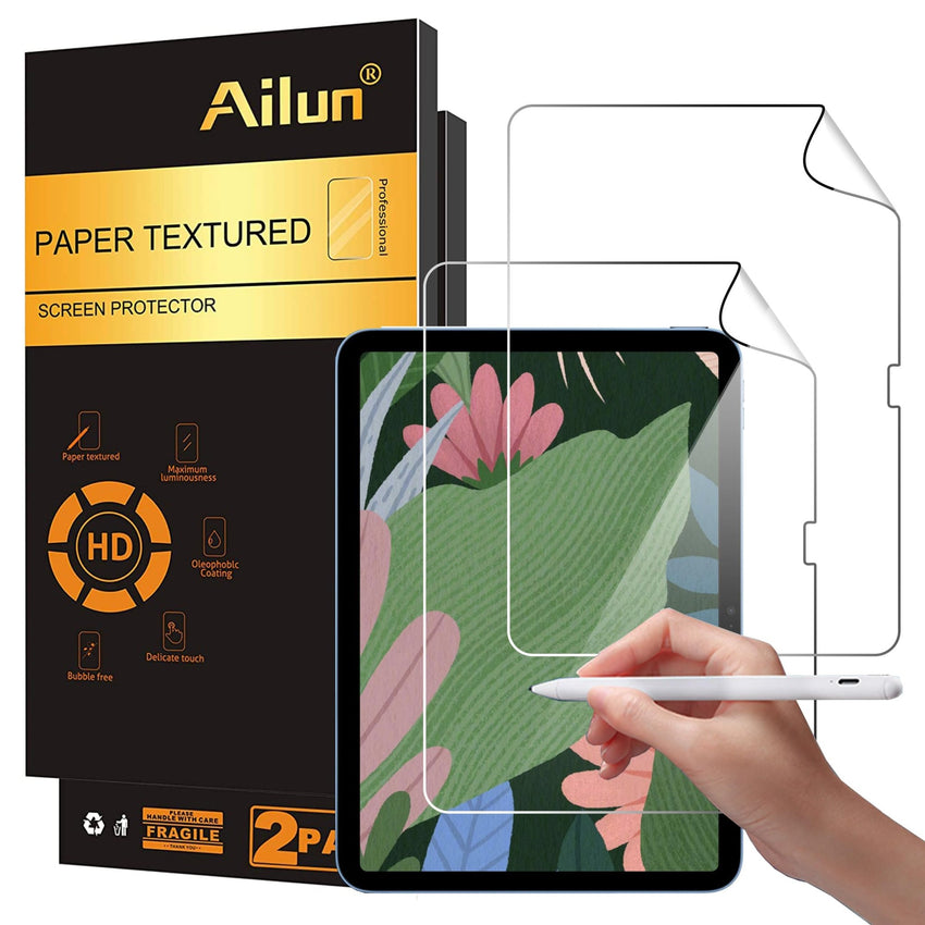 Ailun Paper Textured Screen Protector for iPad Air 11 Inch 2025/2024 [7th/6th Generation, M3/M2] 2 Pack Draw and Sketch Like on Papertouch Anti Glare - 7DAY'S