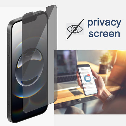 Ailun Privacy Screen Protector for iPhone 16e / iPhone 14 / iPhone 13 / iPhone 13 Pro [6.1 Inch] 2 Pack Anti Spy Private Tempered Glass Anti - Scratch Case Friendly [Not for iPhone 16 6.1 Inch] - 7DAY'S