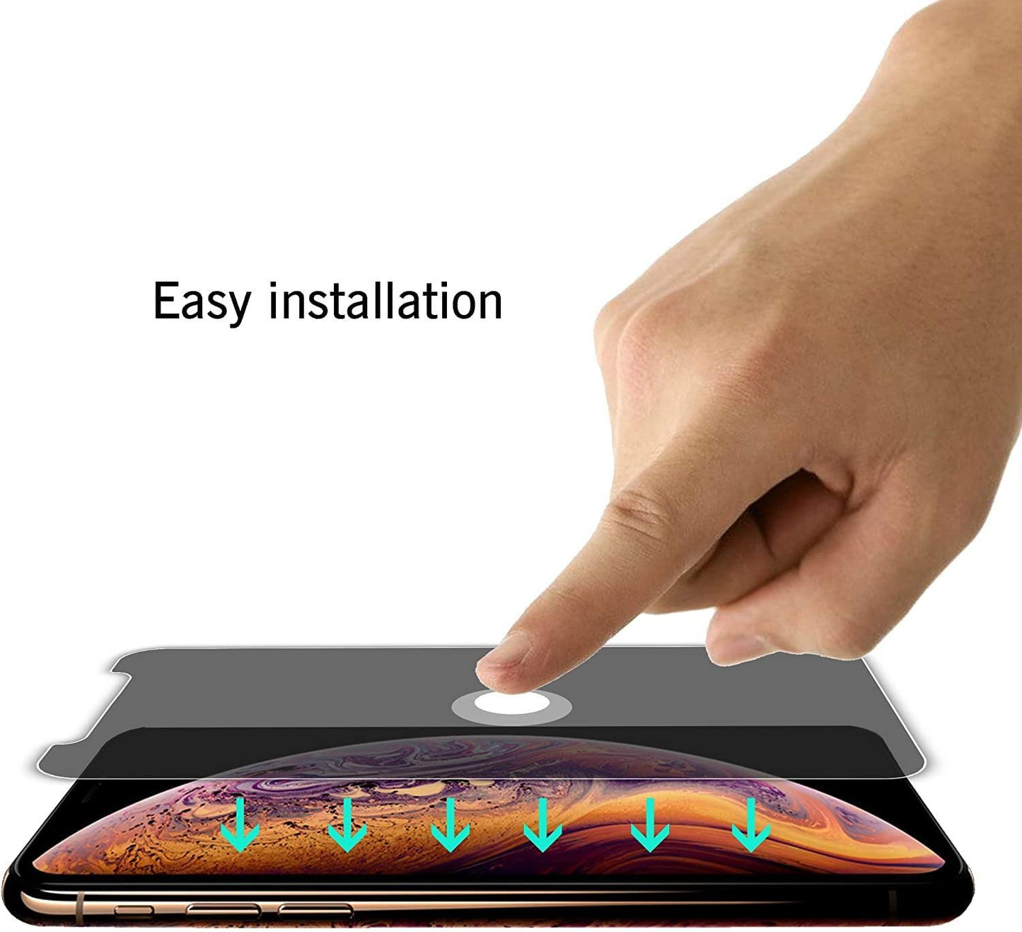 Ailun Privacy Screen Protector for iPhone 16e / iPhone 14 / iPhone 13 / iPhone 13 Pro [6.1 Inch] 2 Pack Anti Spy Private Tempered Glass Anti - Scratch Case Friendly [Not for iPhone 16 6.1 Inch] - 7DAY'S