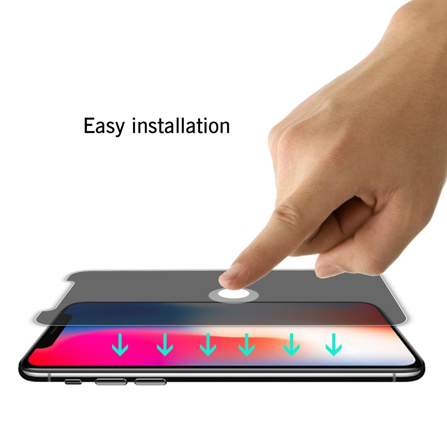 Ailun Privacy Screen Protector for iPhone 16e / iPhone 14 / iPhone 13 / iPhone 13 Pro [6.1 Inch] 2 Pack Anti Spy Private Tempered Glass Anti - Scratch Case Friendly [Not for iPhone 16 6.1 Inch] - 7DAY'S