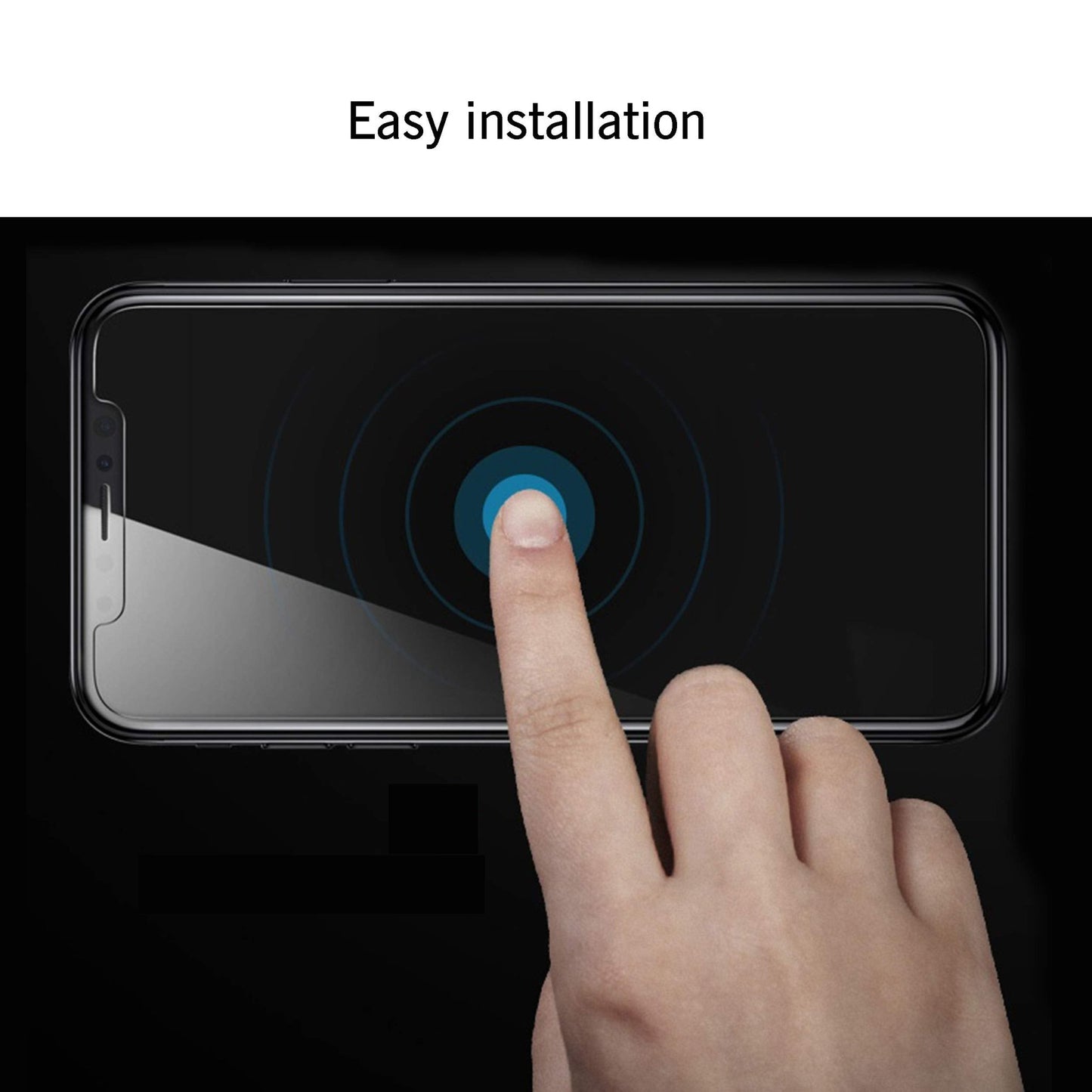 Ailun Privacy Screen Protector for iPhone 16e / iPhone 14 / iPhone 13 / iPhone 13 Pro [6.1 Inch] 2 Pack Anti Spy Private Tempered Glass Anti - Scratch Case Friendly [Not for iPhone 16 6.1 Inch] - 7DAY'S