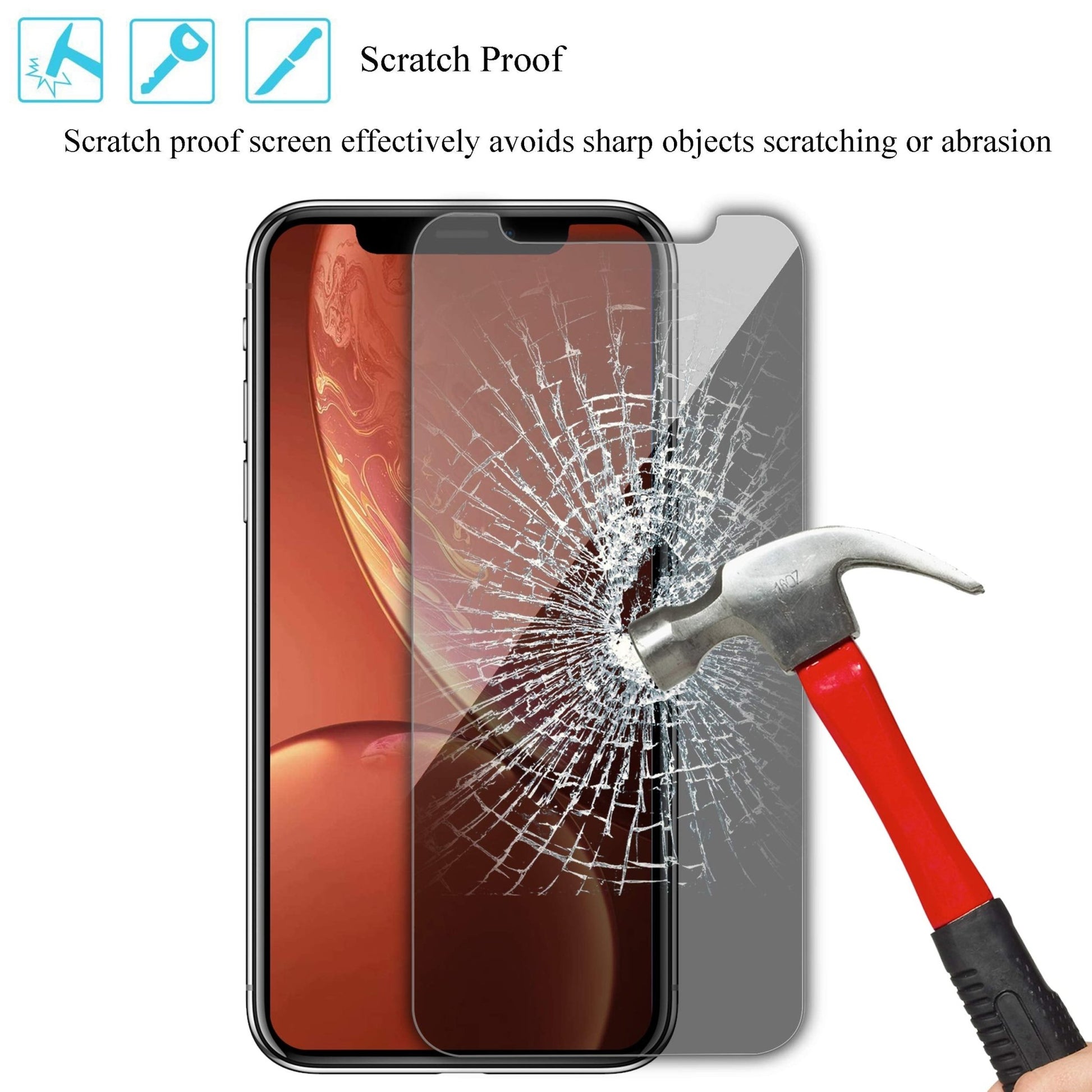 Ailun Privacy Screen Protector for iPhone 16e / iPhone 14 / iPhone 13 / iPhone 13 Pro [6.1 Inch] 2 Pack Anti Spy Private Tempered Glass Anti - Scratch Case Friendly [Not for iPhone 16 6.1 Inch] - 7DAY'S