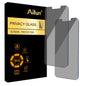 Ailun Privacy Screen Protector for iPhone 16e / iPhone 14 / iPhone 13 / iPhone 13 Pro [6.1 Inch] 2 Pack Anti Spy Private Tempered Glass Anti - Scratch Case Friendly [Not for iPhone 16 6.1 Inch] - 7DAY'S