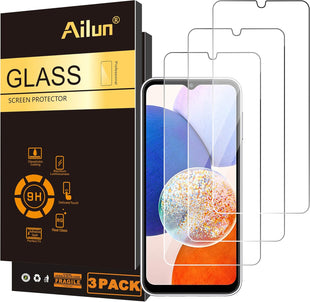 Ailun Screen Protector for Galaxy A14 5G/A13 5G/A12 4G 5G/A12 Nacho/A32 5G/A42/A02/A02S/A03/A03S/A03core/M12 [0.33mm] Tempered Glass 3Pack Ultra Clear Anti-Scratch Case Friendly…
