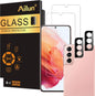 Ailun Screen Protector for Galaxy S21 5G [6.2 inch] 2Pack + 2Pack Camera Lens Tempered Glass Fingerprint Unlock Compatible 0.33mm Clear Anti - Scratch Case Friendly [Not for Galaxy S21 Plus] - 7DAY'S