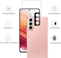 Ailun Screen Protector for Galaxy S21 5G [6.2 inch] 2Pack + 2Pack Camera Lens Tempered Glass Fingerprint Unlock Compatible 0.33mm Clear Anti - Scratch Case Friendly [Not for Galaxy S21 Plus] - 7DAY'S