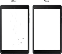Ailun Screen Protector for Galaxy Tab S8 Plus/S7 FE/S7+, 12.4 inch 2Pack Tempered Glass 9H Hardness 2.5D Edge Ultra Clear Anti Scratch Case Friendly - 7DAY'S