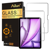 Ailun Screen Protector for iPad 11th A16 2025 [11 Inch] / 10th Generation 2022 [10.9 Inch], Tempered Glass [Face ID & Apple Pencil Compatible] Ultra Sensitive Case Friendly [2 Pack] - 7DAY'S