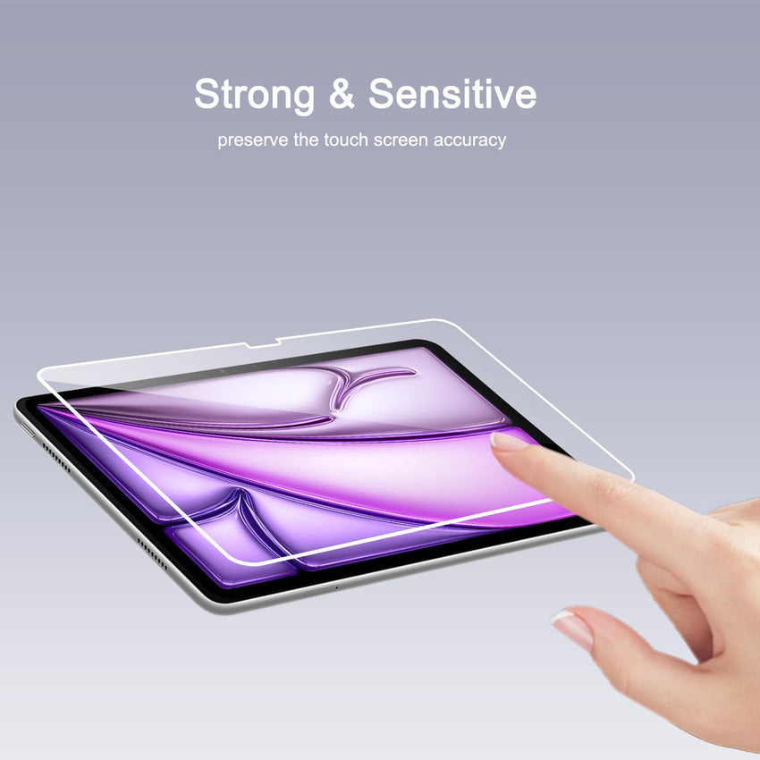 Ailun Screen Protector for iPad 11th A16 2025 [11 Inch] / 10th Generation 2022 [10.9 Inch], Tempered Glass [Face ID & Apple Pencil Compatible] Ultra Sensitive Case Friendly [2 Pack] - 7DAY'S