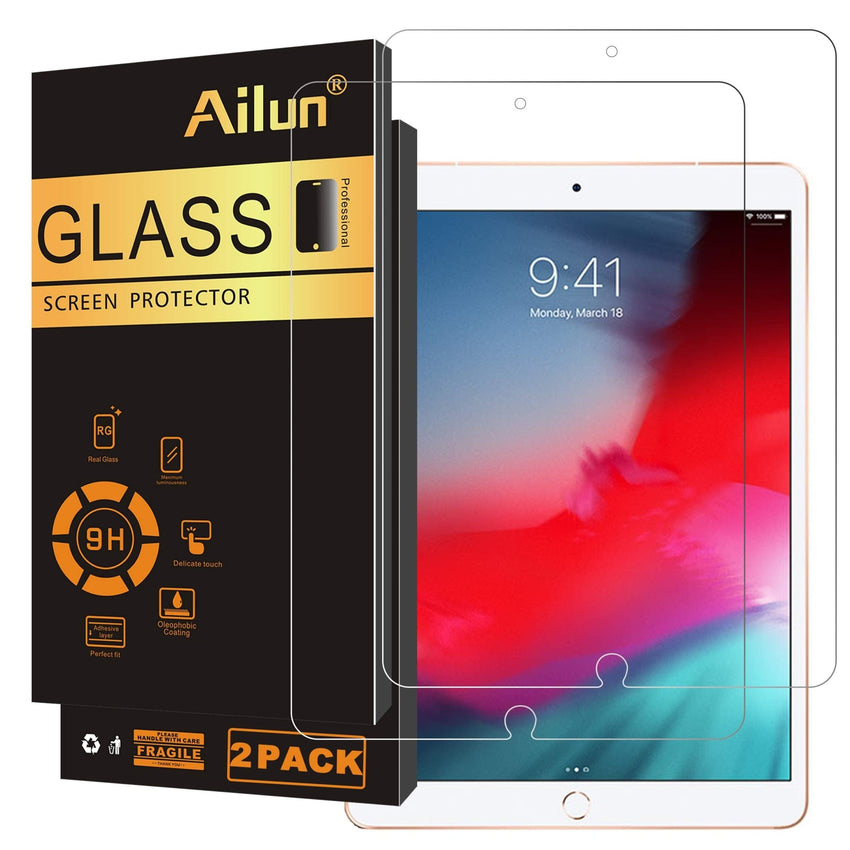 Ailun Screen Protector for iPad 11th A16 2025 [11 Inch] / 10th Generation 2022 [10.9 Inch], Tempered Glass [Face ID & Apple Pencil Compatible] Ultra Sensitive Case Friendly [2 Pack] - 7DAY'S
