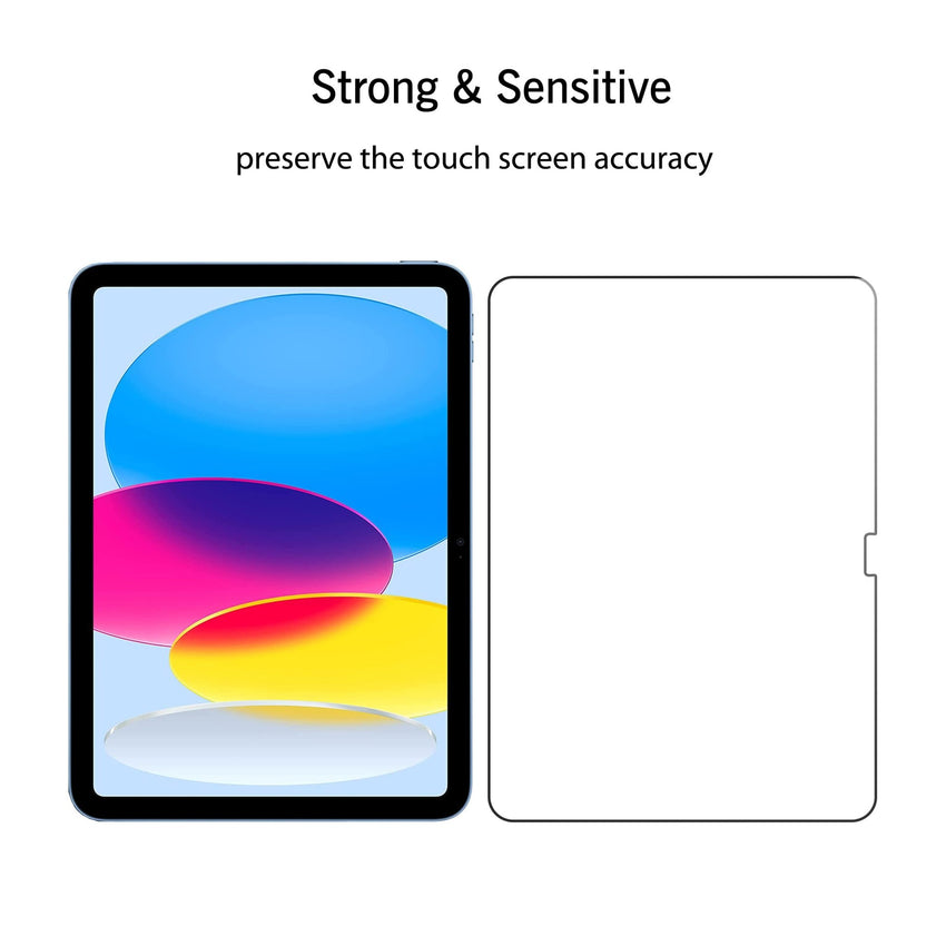 Ailun Screen Protector for iPad 11th A16 2025 [11 Inch] / 10th Generation 2022 [10.9 Inch], Tempered Glass [Face ID & Apple Pencil Compatible] Ultra Sensitive Case Friendly [2 Pack] - 7DAY'S