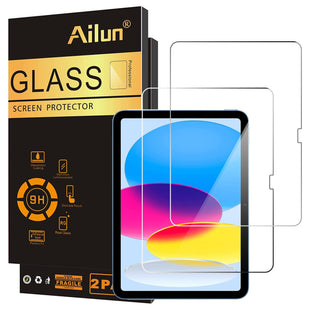 Ailun Screen Protector for iPad 11th A16 2025 [11 Inch] / 10th Generation 2022 [10.9 Inch], Tempered Glass [Face ID & Apple Pencil Compatible] Ultra Sensitive Case Friendly [2 Pack] - 7DAY'S