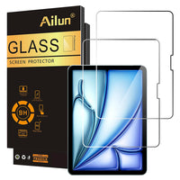 Ailun Screen Protector for iPad 11th A16 2025 [11 Inch] / 10th Generation 2022 [10.9 Inch], Tempered Glass [Face ID & Apple Pencil Compatible] Ultra Sensitive Case Friendly [2 Pack] - 7DAY'S