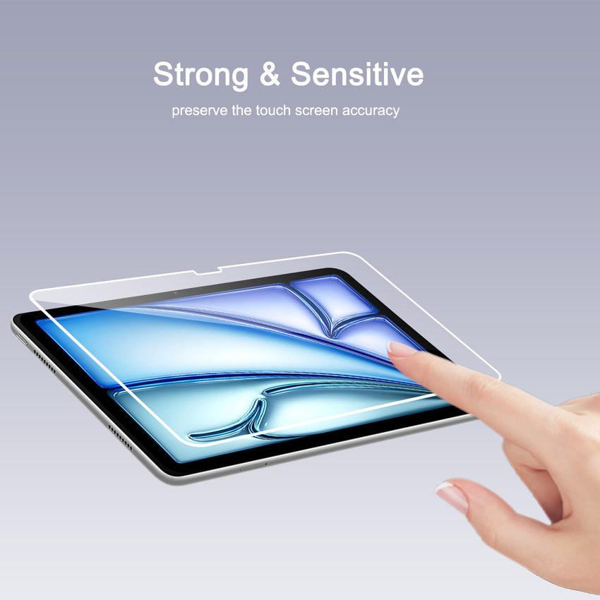 Ailun Screen Protector for iPad 11th A16 2025 [11 Inch] / 10th Generation 2022 [10.9 Inch], Tempered Glass [Face ID & Apple Pencil Compatible] Ultra Sensitive Case Friendly [2 Pack] - 7DAY'S