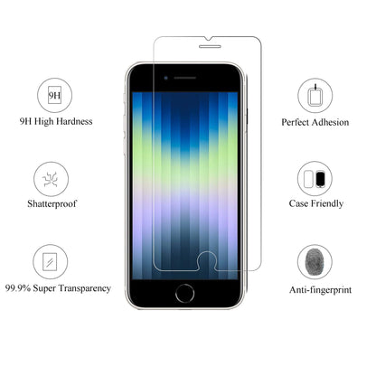 Ailun Screen Protector for iPhone 16e / iPhone 14 / iPhone 13 / iPhone 13 Pro [6.1 Inch] Display 3 Pack Tempered Glass, Case Friendly [Not for iPhone 16 6.1 Inch] - 7DAY'S