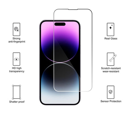 Ailun Screen Protector for iPhone 16e / iPhone 14 / iPhone 13 / iPhone 13 Pro [6.1 Inch] Display 3 Pack Tempered Glass, Case Friendly [Not for iPhone 16 6.1 Inch] - 7DAY'S