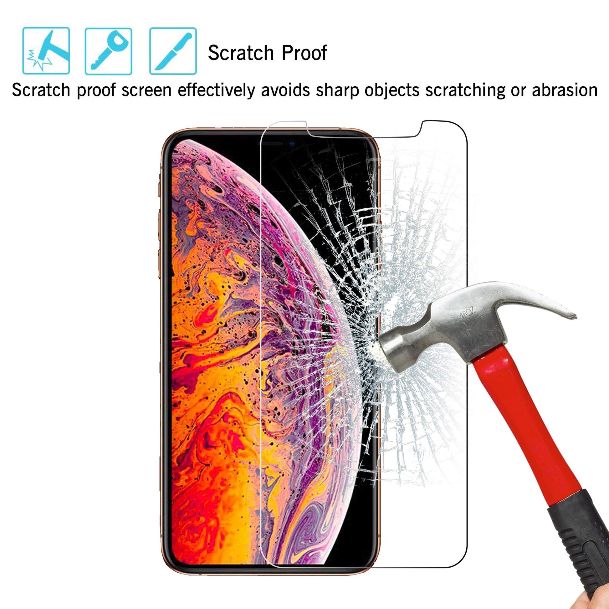 Ailun Screen Protector for iPhone 16e / iPhone 14 / iPhone 13 / iPhone 13 Pro [6.1 Inch] Display 3 Pack Tempered Glass, Case Friendly [Not for iPhone 16 6.1 Inch] - 7DAY'S