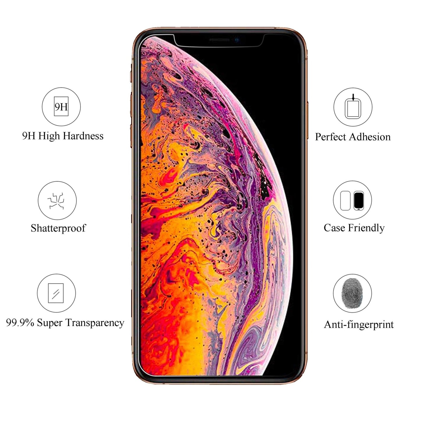 Ailun Screen Protector for iPhone 16e / iPhone 14 / iPhone 13 / iPhone 13 Pro [6.1 Inch] Display 3 Pack Tempered Glass, Case Friendly [Not for iPhone 16 6.1 Inch] - 7DAY'S
