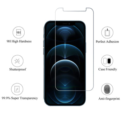 Ailun Screen Protector for iPhone 16e / iPhone 14 / iPhone 13 / iPhone 13 Pro [6.1 Inch] Display 3 Pack Tempered Glass, Case Friendly [Not for iPhone 16 6.1 Inch] - 7DAY'S