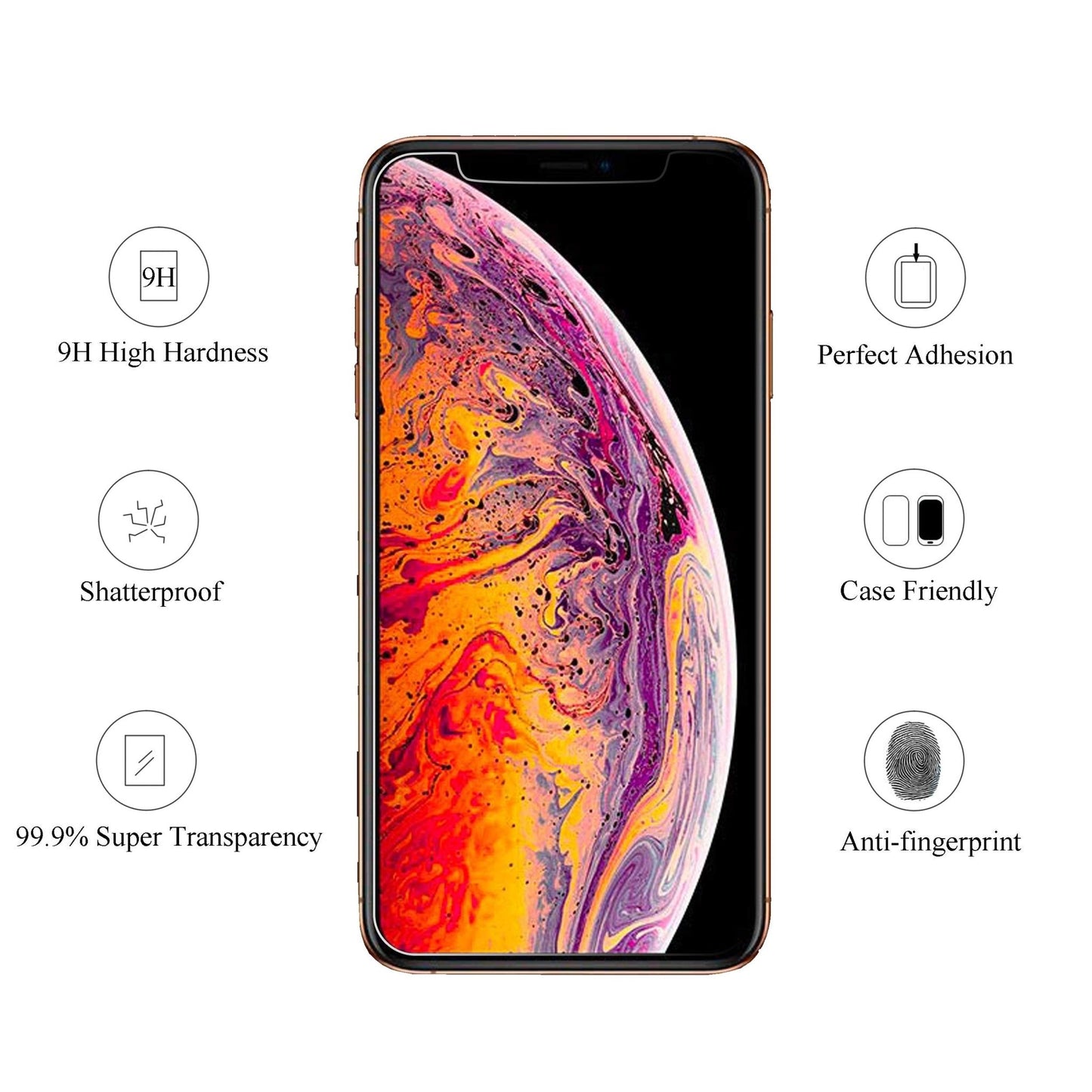 Ailun Screen Protector for iPhone 16e / iPhone 14 / iPhone 13 / iPhone 13 Pro [6.1 Inch] Display 3 Pack Tempered Glass, Case Friendly [Not for iPhone 16 6.1 Inch] - 7DAY'S