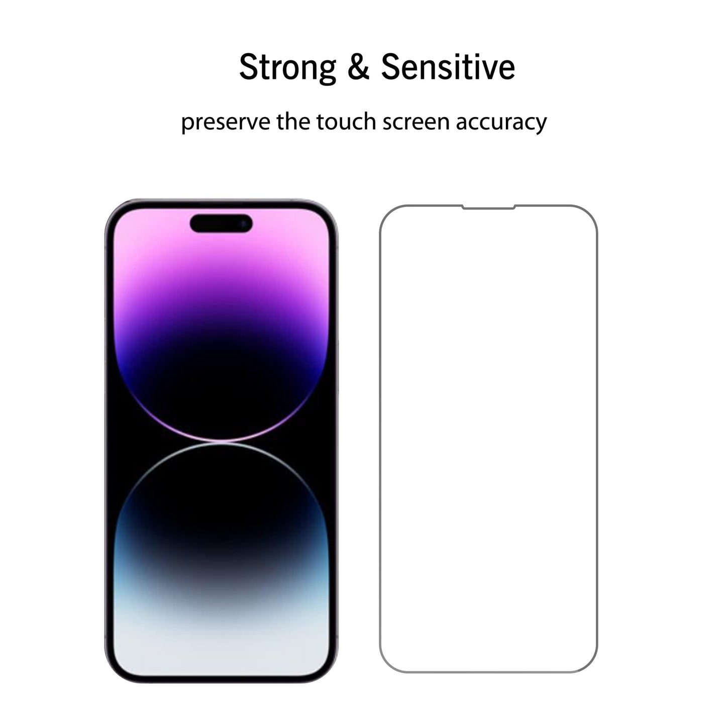 Ailun Screen Protector for iPhone 16e / iPhone 14 / iPhone 13 / iPhone 13 Pro [6.1 Inch] Display 3 Pack Tempered Glass, Case Friendly [Not for iPhone 16 6.1 Inch] - 7DAY'S