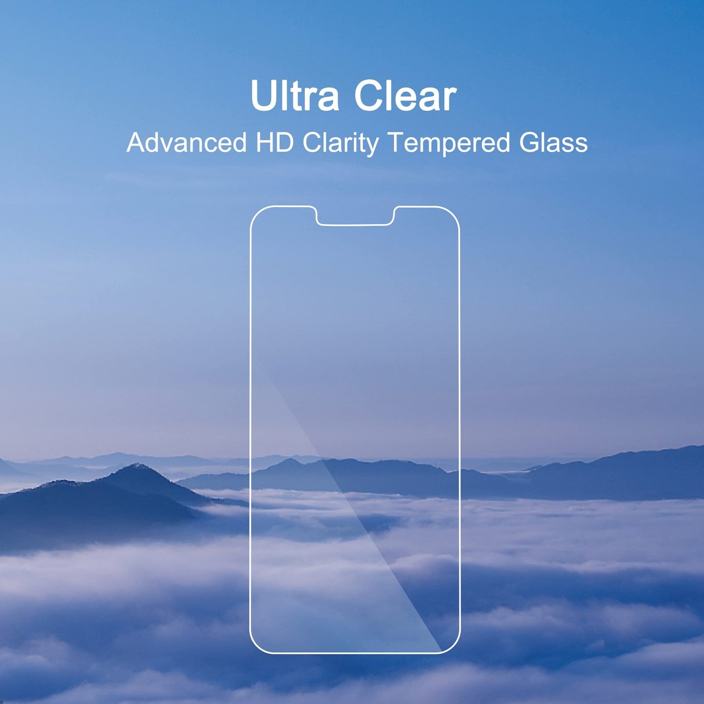 Ailun Screen Protector for iPhone 16e / iPhone 14 / iPhone 13 / iPhone 13 Pro [6.1 Inch] Display 3 Pack Tempered Glass, Case Friendly [Not for iPhone 16 6.1 Inch] - 7DAY'S
