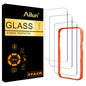 Ailun Screen Protector for iPhone 16e / iPhone 14 / iPhone 13 / iPhone 13 Pro [6.1 Inch] Display 3 Pack Tempered Glass, Case Friendly [Not for iPhone 16 6.1 Inch] - 7DAY'S