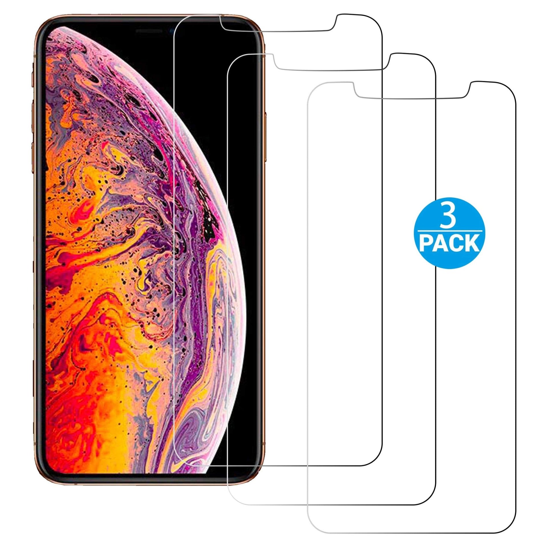 Ailun Screen Protector for iPhone 16e / iPhone 14 / iPhone 13 / iPhone 13 Pro [6.1 Inch] Display 3 Pack Tempered Glass, Case Friendly [Not for iPhone 16 6.1 Inch] - 7DAY'S