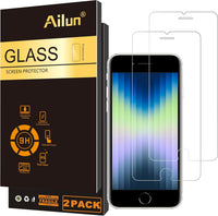 Ailun Screen Protector for iPhone SE 2020/2022 2Pack 0.33mm 4.7 Inch Tempered Glass Case Friendly iPhone SE 2nd/3rd Generation - 7DAY'S
