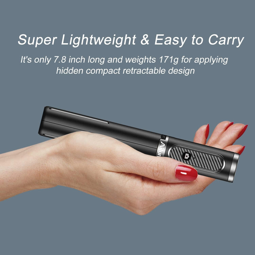 Ailun Selfie Stick Tripod,Extendable Aluminum,3 in 1,Bluetooth Wireless Remote and 360 Rotation Stand for iPhone 16/15/14/13/12/11/11 Pro/XS Max/XS/XR/X/8/7 and More Smartphones - 7DAY'S