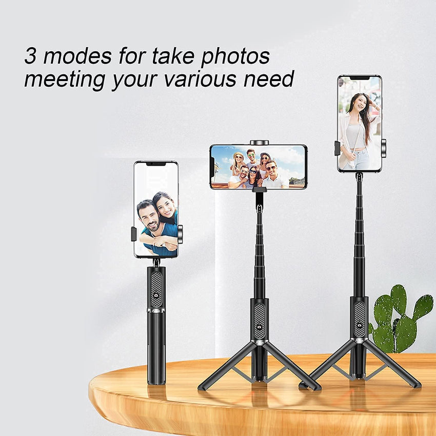 Ailun Selfie Stick Tripod,Extendable Aluminum,3 in 1,Bluetooth Wireless Remote and 360 Rotation Stand for iPhone 16/15/14/13/12/11/11 Pro/XS Max/XS/XR/X/8/7 and More Smartphones - 7DAY'S