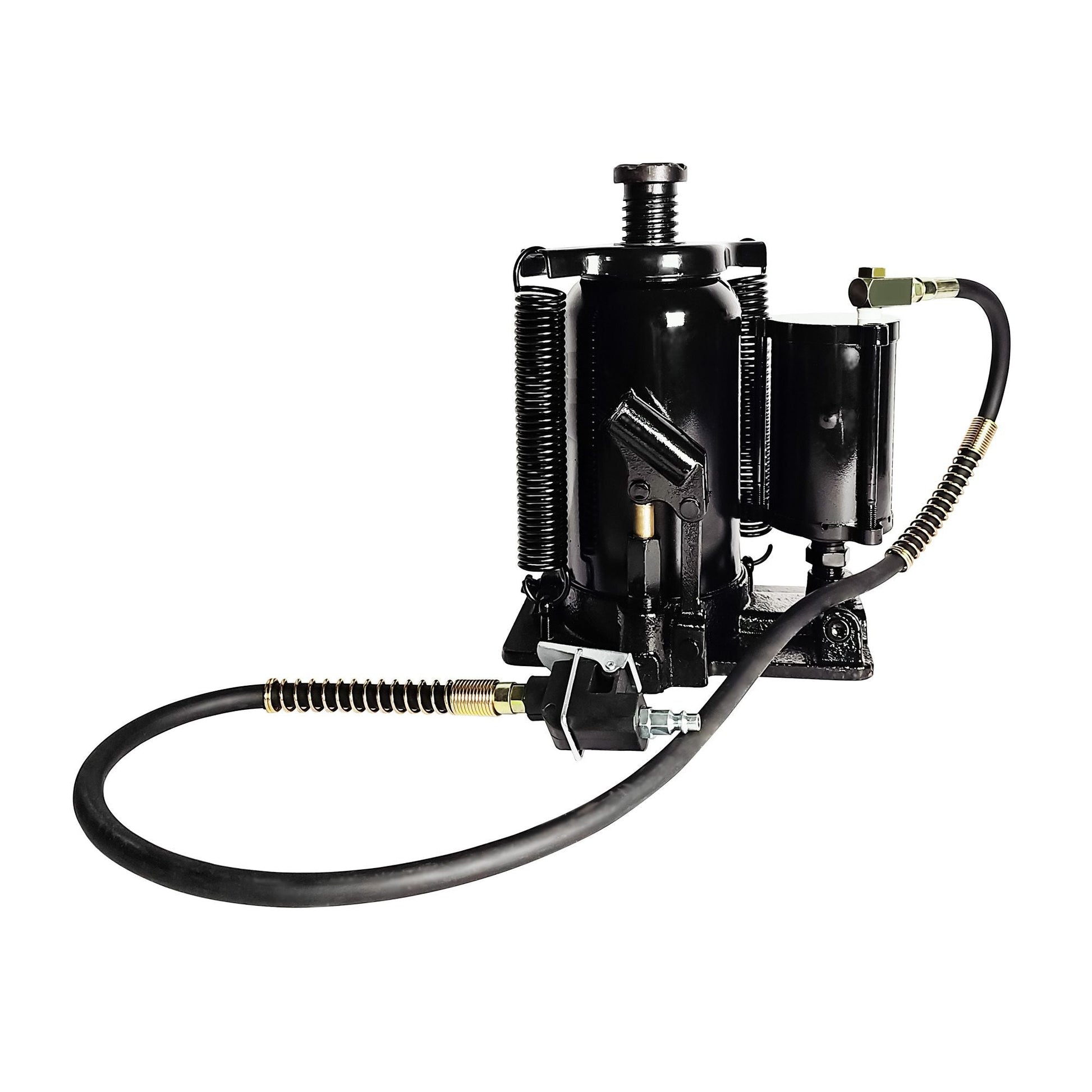 Air Hydraulic Bottle Jack, 20 Ton/40000 LBS Bottle Jack, 10.23 - 20.07 inch Lifting Range, Manual Handle and Air Pump, for Car, Pickup, Truck, RV, Auto Repair, Industrial Engineering - 7DAY'S