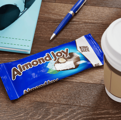 Almond Joy Coconut and Almond Chocolate King Size Candy, Bars 3.22 oz, 4 Pieces - 7DAY'S