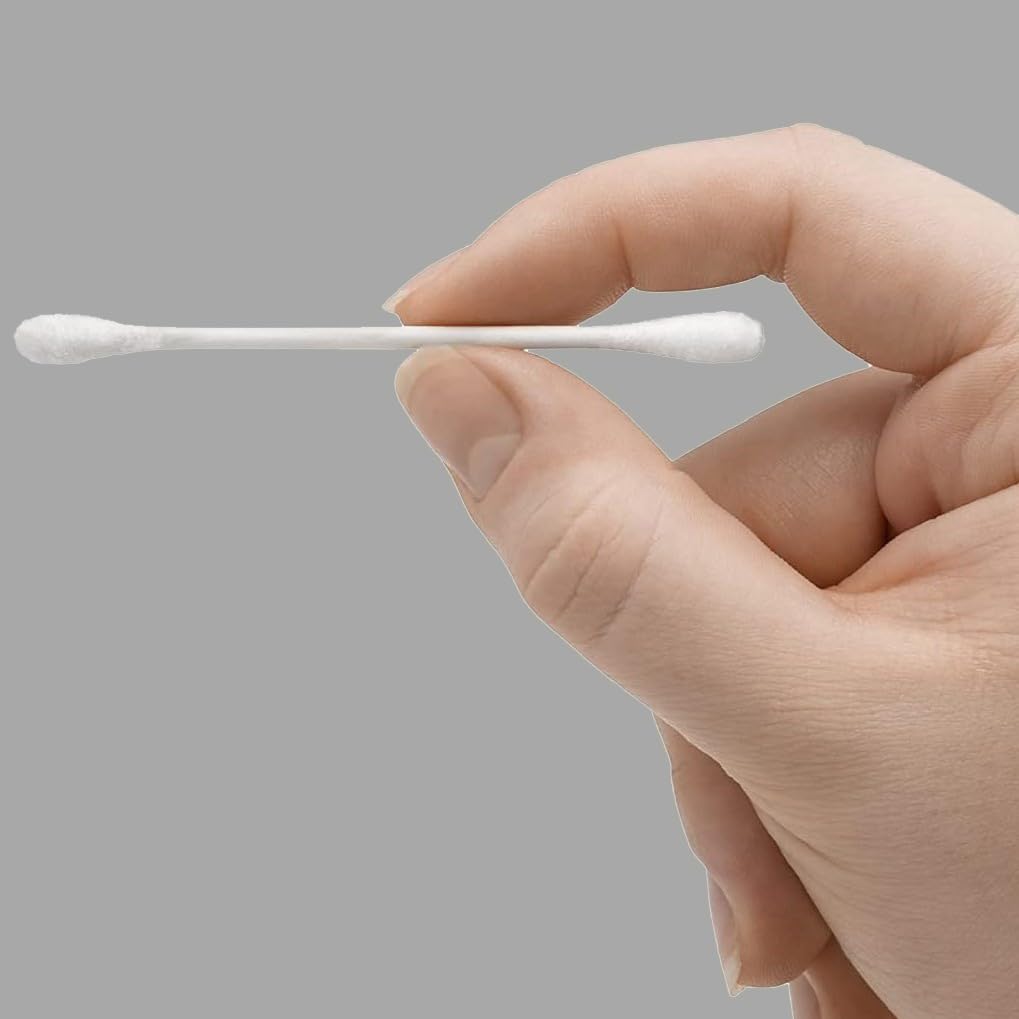 Amazon Basics Cotton Swabs for Personal Hygiene and Baby Care, 500 Count, 1 Pack - 7DAY'S