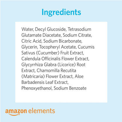 Amazon Elements Baby Wipes, Unscented, 810 Count, Flip - Top Packs - 7DAY'S