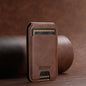 Android Universal Phone Magnetic Card Holder MagSafe Magnetic Ring PU Leather - 7DAY'S