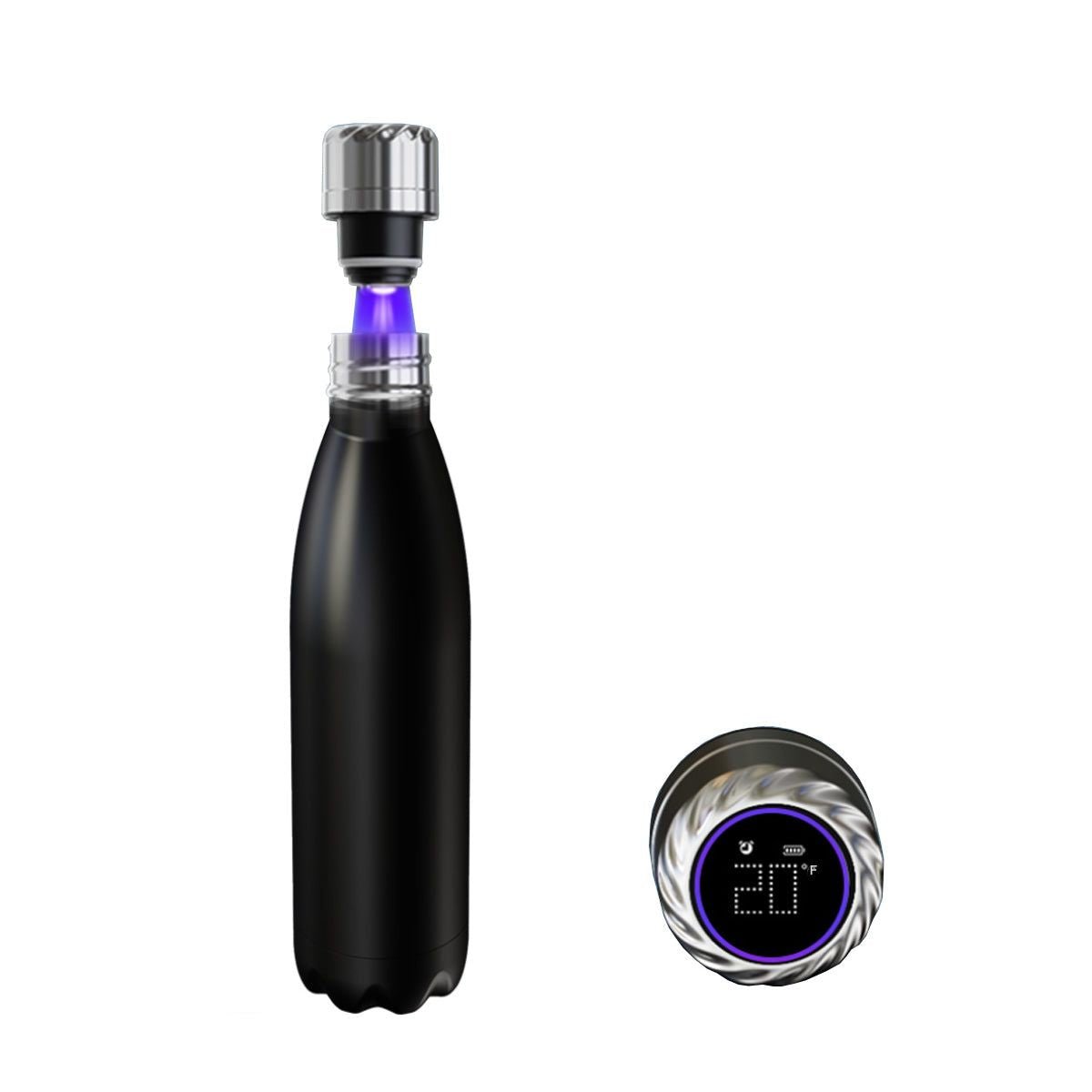Aquaala UV Water Bottle With Temp Cap - 7DAY'S