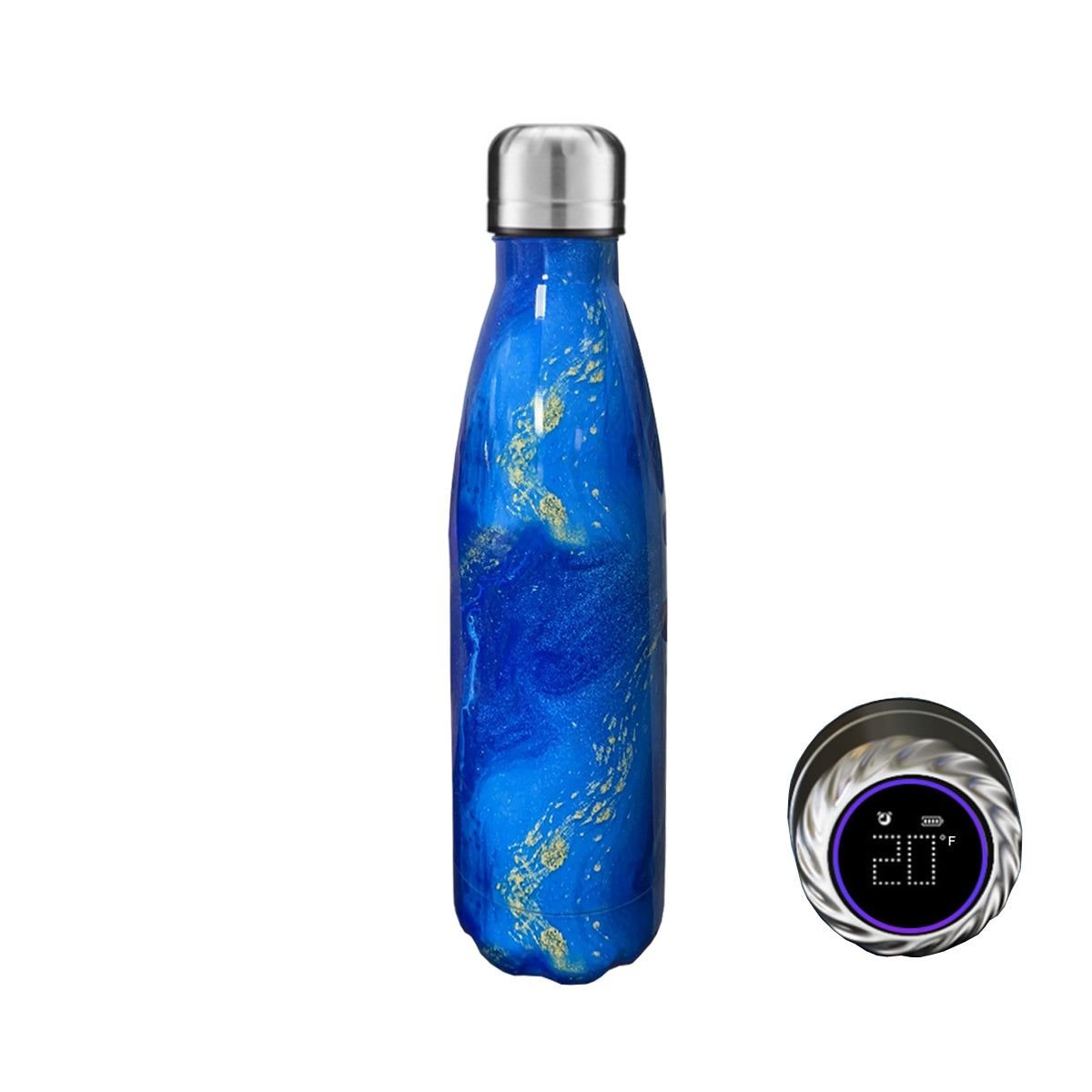 Aquaala UV Water Bottle With Temp Cap - 7DAY'S