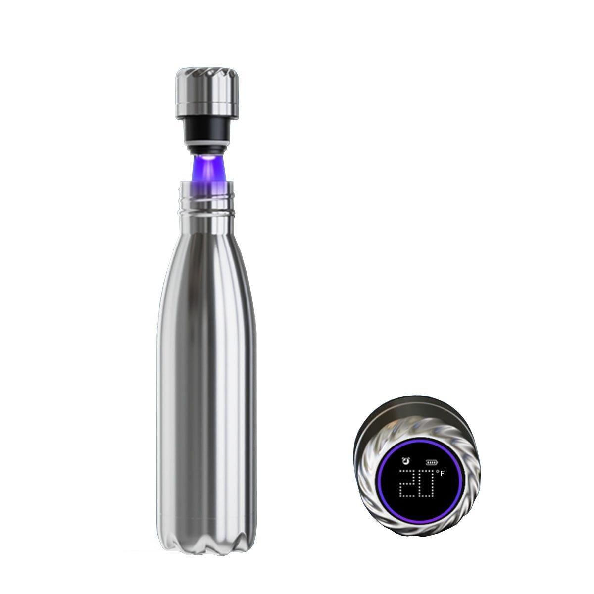Aquaala UV Water Bottle With Temp Cap - 7DAY'S