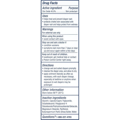 Aquaphor Baby Diaper Rash Paste - For Serious Diaper Rash and Flare - ups - 3.5 Oz. Tube - 7DAY'S