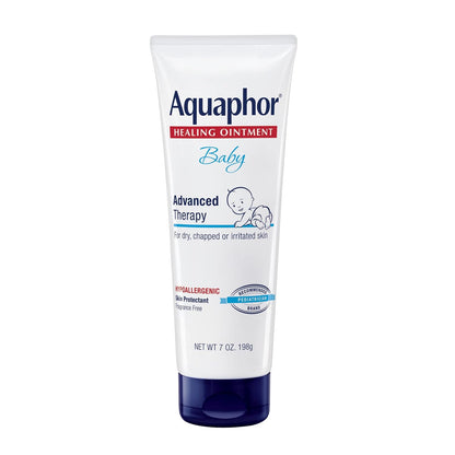 Aquaphor Baby Healing Ointment Advanced Therapy Skin Protectant, Dry Skin and Diaper Rash Ointment, 7 Oz Tube - 7DAY'S