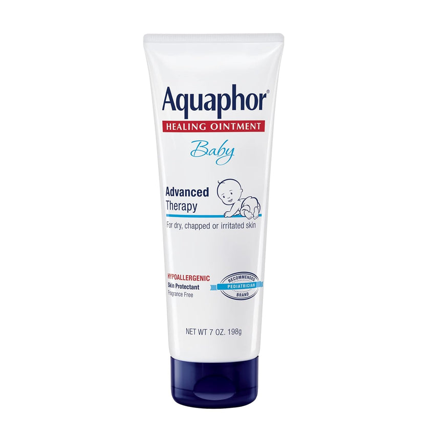Aquaphor Baby Healing Ointment Advanced Therapy Skin Protectant, Dry Skin and Diaper Rash Ointment, 7 Oz Tube - 7DAY'S