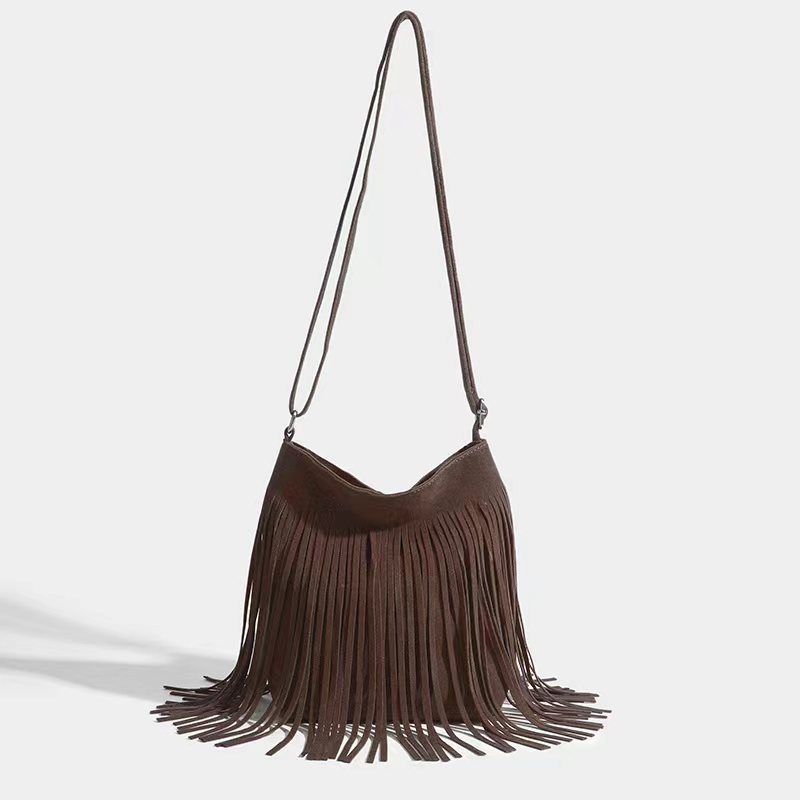 Artistic Tassel Simple And Popular Shoulder Bag - 7DAY'S