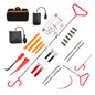 Automotive Tool Set 34 - piece professional automotive kit with stainless steel long distance fasteners seamless wedge air wedge pump automotive trim removal tool - 7DAY'S