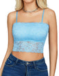 Avidlove Bralettes for Women Lace Spaghetti Strap Tank Top Tube Slim Basic Camisole - 7DAY'S