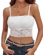 Avidlove Bralettes for Women Lace Spaghetti Strap Tank Top Tube Slim Basic Camisole - 7DAY'S