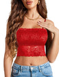 Avidlove Bralettes for Women Lace Spaghetti Strap Tank Top Tube Slim Basic Camisole - 7DAY'S