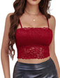 Avidlove Bralettes for Women Lace Spaghetti Strap Tank Top Tube Slim Basic Camisole - 7DAY'S